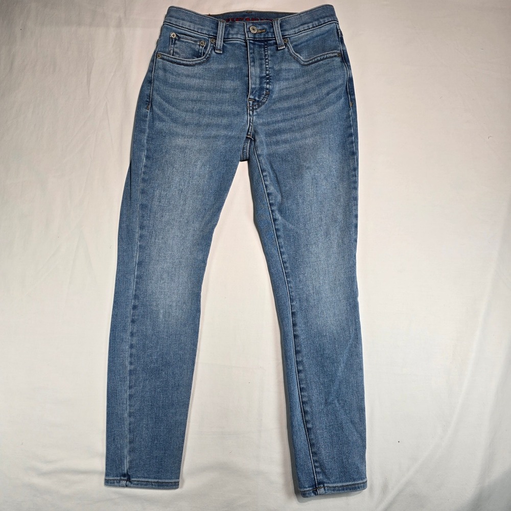 Lucky Brand Bridgette High Rise Skinny Jeans Medium Wash Denim Sz 4/27 A